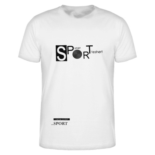 تی شرت مردانه مدل Sport رنگ سفید