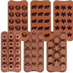 قالب شکلات سیلیکونی یک عددی
