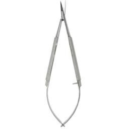 قیچی کاستروویجو هیرا فرا طب مدل خمیده Hira Fara Teb curved Castroviejo scissors 