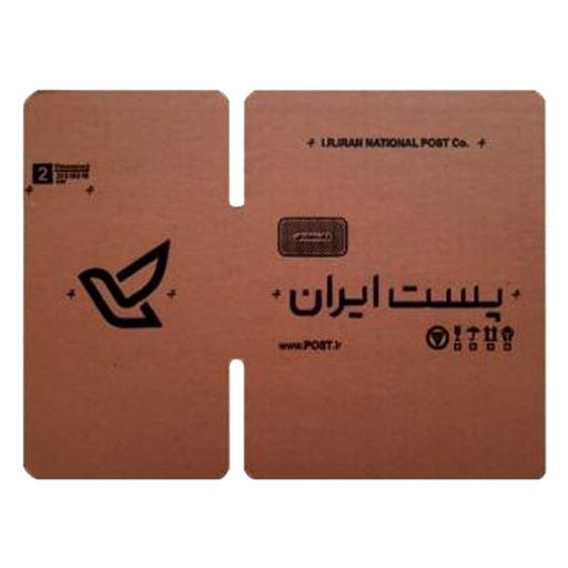 کارتن پستی پست ایران سایز 2 پک 20 عددی استاندارد سه لایه قهوه ای رنگ 