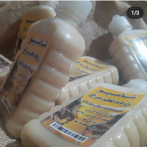 شامپو زرده تخم مرغ تضمینی