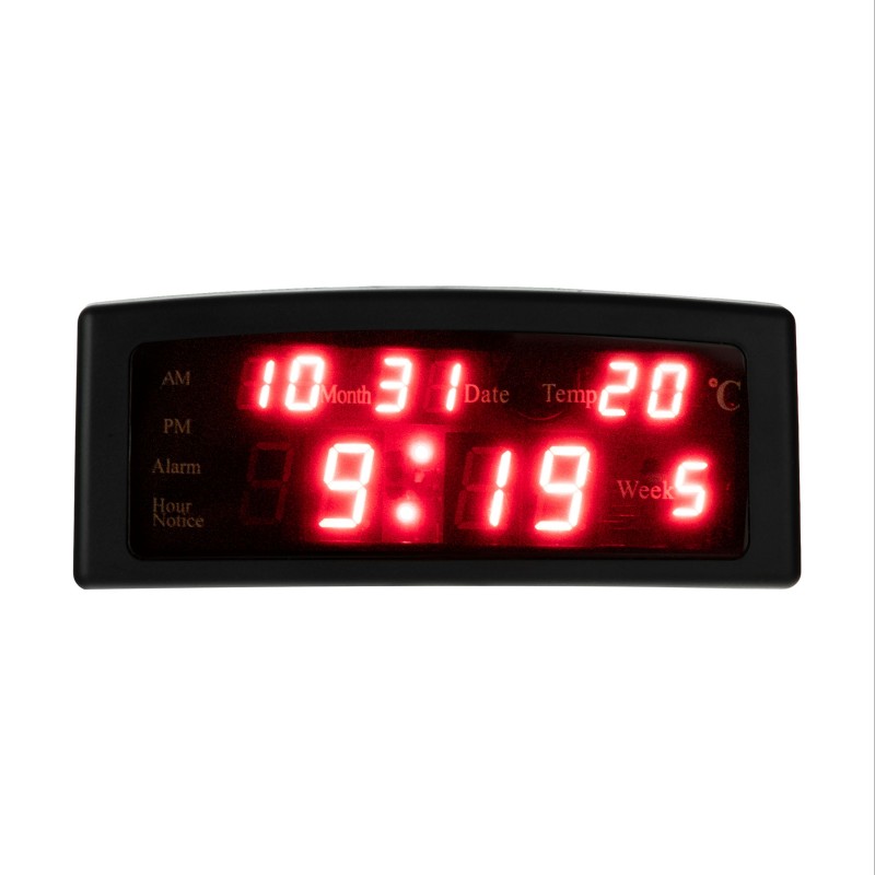 ساعت رومیزی دیجیتال کایزینگ مدل CX868A رنگ قرمز