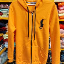 سویی شرت سوییشرت مردانه اسپرت سایز xxl  دورس پنبه سه نخ ضخیم تو پنبه ای نارنجی پاییزه و زمستانی