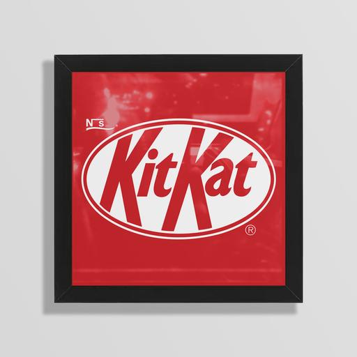 تابلو طرح کیت کت kitkat سایز 20 در 20