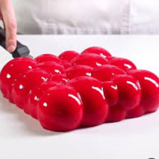 قالب سیلیکون  هندسی کیک حباب