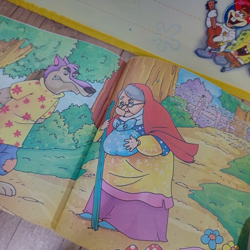 کتاب داستان کدو قلقله زنمجموعه5جلدی کتاب کودک و رنگ امیزی(کتاب کودکان کدو قلقلی زن.داستانهای ایرانی کدو قلقله زن)
