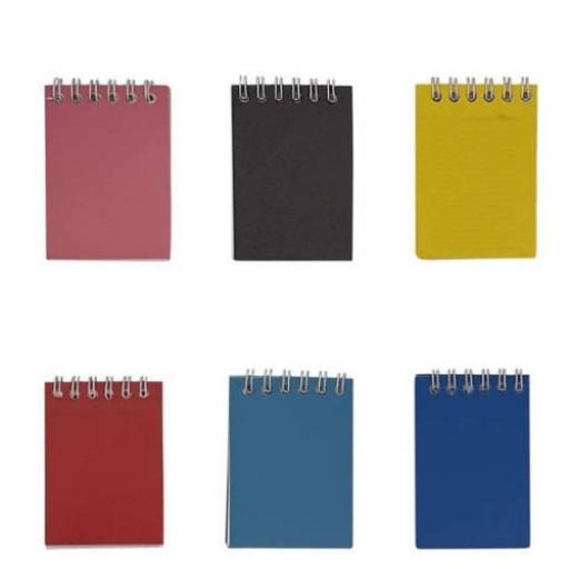 دفترچه 60 برگ - یک عدد - فنری - 5 رنگ مختلف