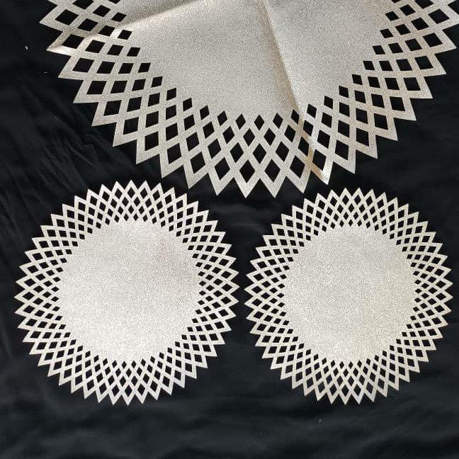 رومیزی به همراه 2عدد عسلی