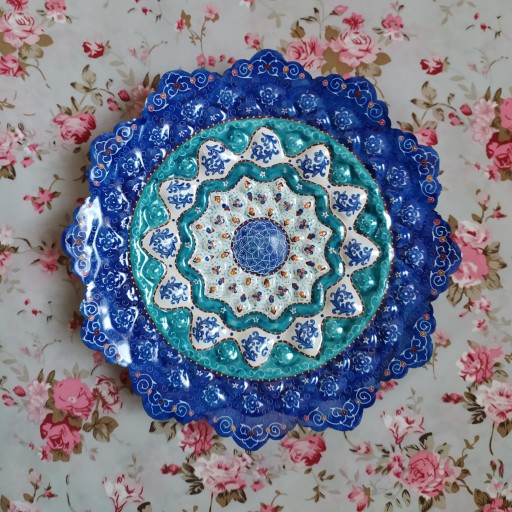 بشقاب میناکاری (20cm)