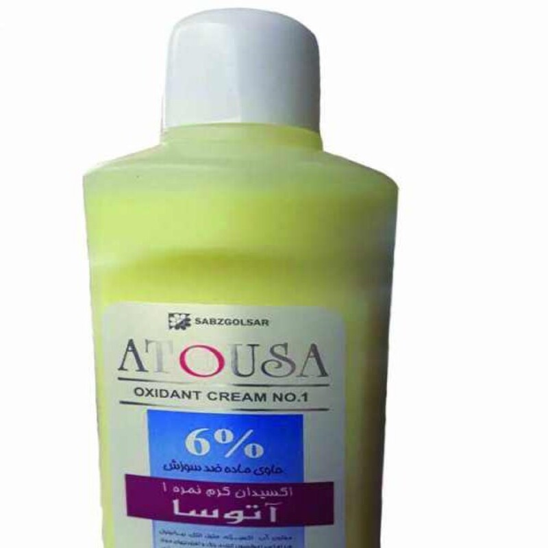 اکسیدان آتوسا 750- شش درصد فعال کننده رنگ مو -تقویت کننده مو-ضدخشکی