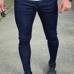 شلوار جین اسلپ مردانه سورمه ای 