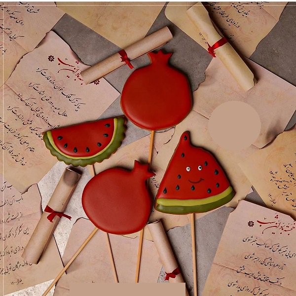 کاتر شیرینی پزی و کوکی مدل ست یلدایی مجموعه 6 عددی


