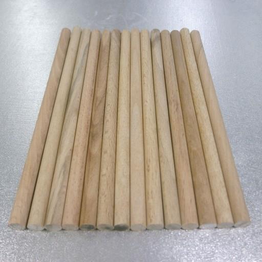 چوب گرد راش 9 میل طول 15 سانت بسته9 تایی