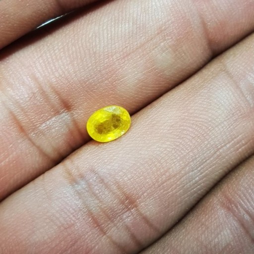 سنگ یاقوت زرد سلین کالا مدل 2(شناسنامه دار)