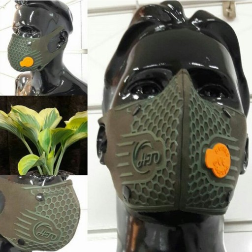 ماسک نانو سوپاپ دار با فیلتر قابل تعویض- رنگ سبز