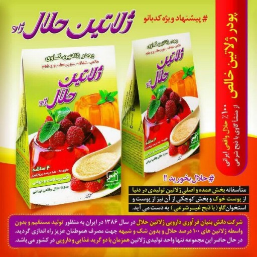 پودر ژلاتین حلال