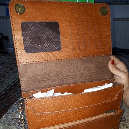 کیف مدارک چرمی دست دوز مردانه با تغییر دوشی زنانه