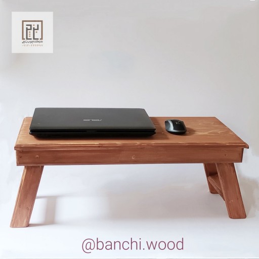 میز تحریر تاشو چوبی بَنچی،بدون کشو 
ابعاد:70*35*30 cm، چوب روسی