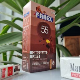 کاندوم فارکس مدل 55 chocolate love    . اسانس شکلات