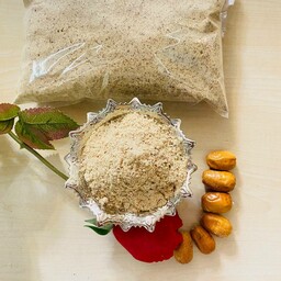پودر سنجده تازه وخوشمزه تهیه شده از سنجد سالم با پوست وگوشت وهسته در بسته نیم کیلویی 