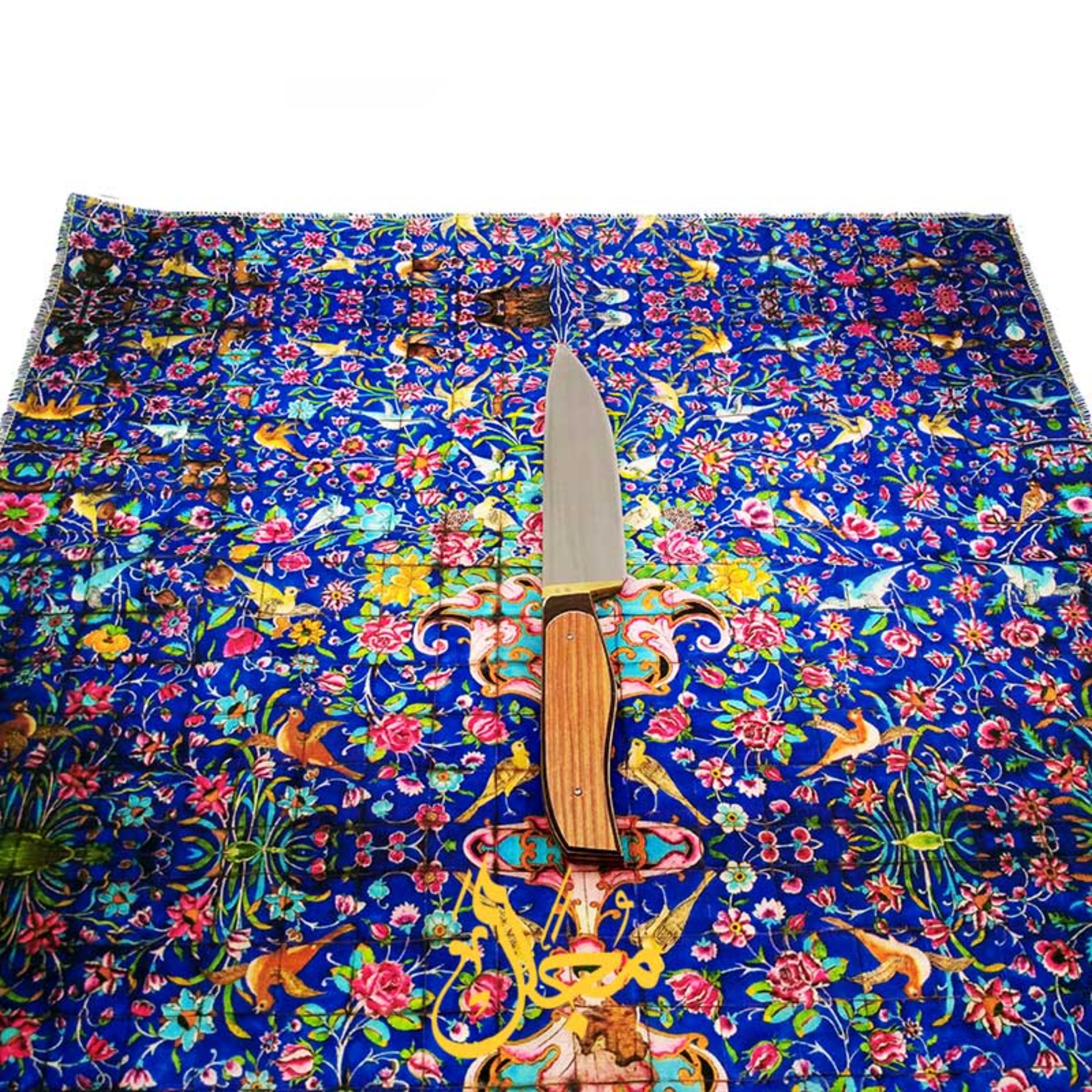 چاقوی آشپزخانه زنجان تیغه فولادی- سایز 2