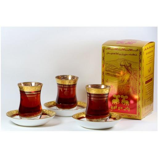 چای دوقوچ سیاه خارجی کلکته ممتازاصل هندوستان 450 گرمی 