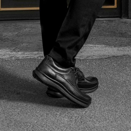 کفش چرم مردانه راحتی و روزمره مردانه مدل گریدر بند دار برندآذر پلاس با ارسال رایگان
