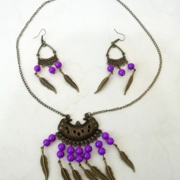 ست گردنبندرنگی