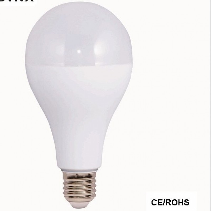 لامپ 20 وات ال ای دی حبابی مهتابی فوق کم مصرف ( سفید) A80