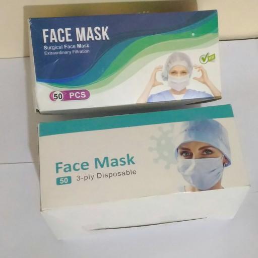 پک50 تایی ماسک پزشکی سه لایه بافیلترنانو
