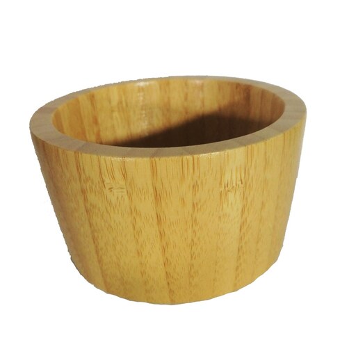 کاسه پیاله چوبی بامبو 1 عددی مدل D9 کد Gw50701014