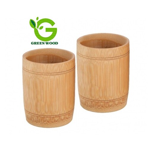 لیوان چوبی بامبو مدل H9 کد Gw51103005