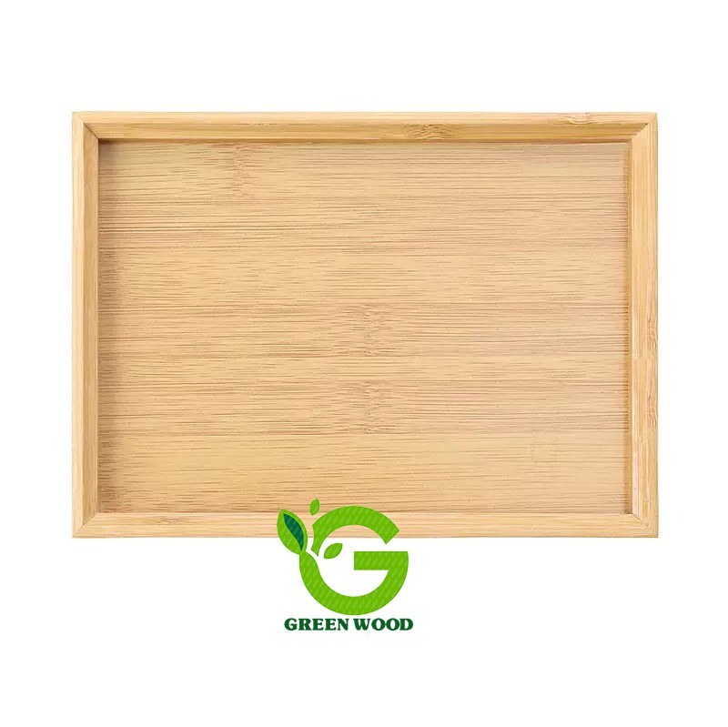 سینی پذیرایی چوبی بامبو (سینی سرو سینی پذیرایی)  مدل L40 کد Gw50501050