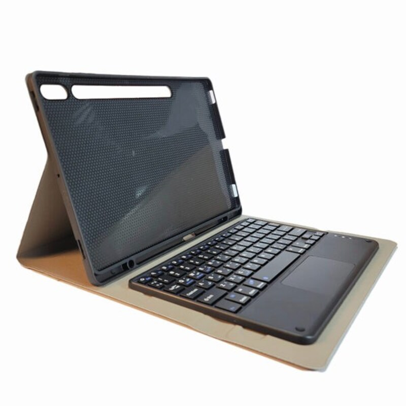 کیف کیبورد دار با تاچ پد تبلت Book Cover keyboard Touchpad Tab S7 Plus