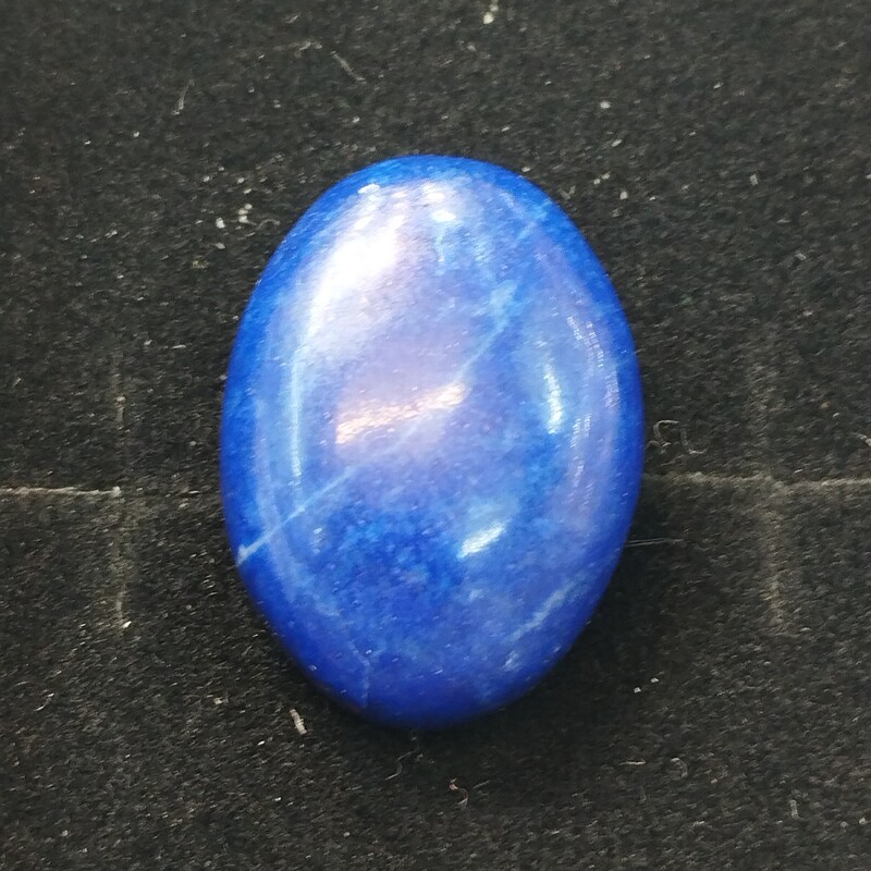 سنگ لاجورد آبی مدل بیضی  کد12 