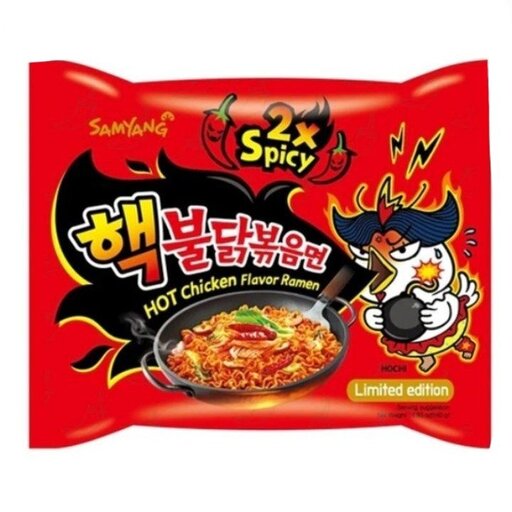نودل کره ای (رامن ) 140 گرمی اسپایسی طعم مرغ آتیشی و کربونارا بولداک سامیانگ – samyang