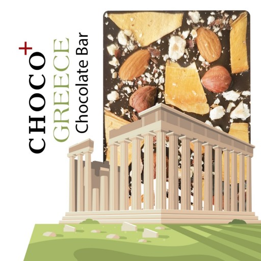 شوکو پلاس یونان  - شکلات بار مخلوط آجیل و میوه خشک