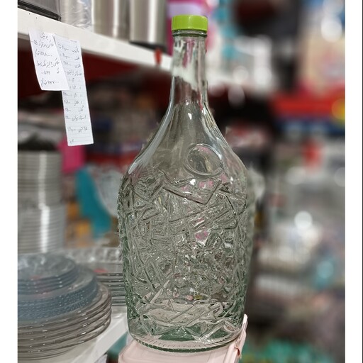 بطری شیشه ای 4 لیتری