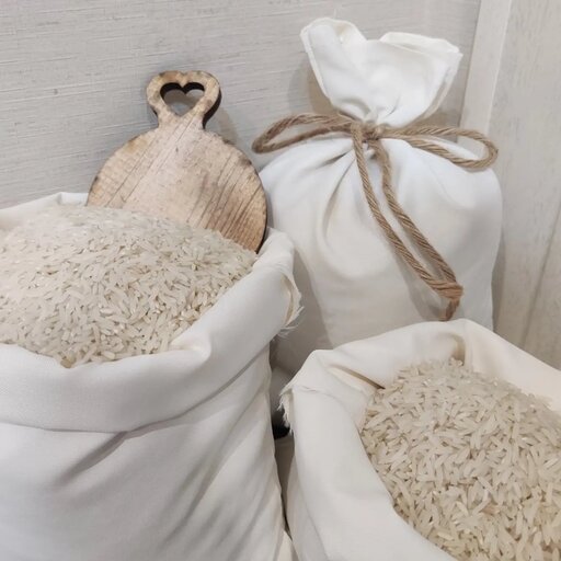 برنج هاشمی گیلان مستقیم از مزرعه (کیسه 50 کیلویی) با عطر و طعم و ری عالی