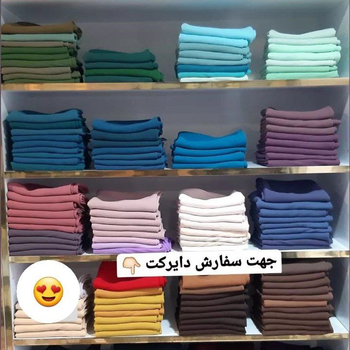 مقنعه کرپ رنگی کره ای در 30رنگ  سایز100به قیمت باور نکردنی