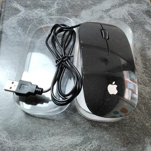 ماوس موس USB  طرح اپل apple 