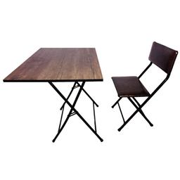 ست میز تحریر با صندلی میزیمو طرح رنگی کد 301