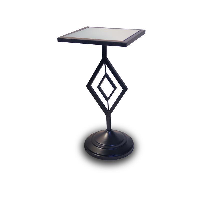 میز شطرنج فلزی لوزی تو در تو