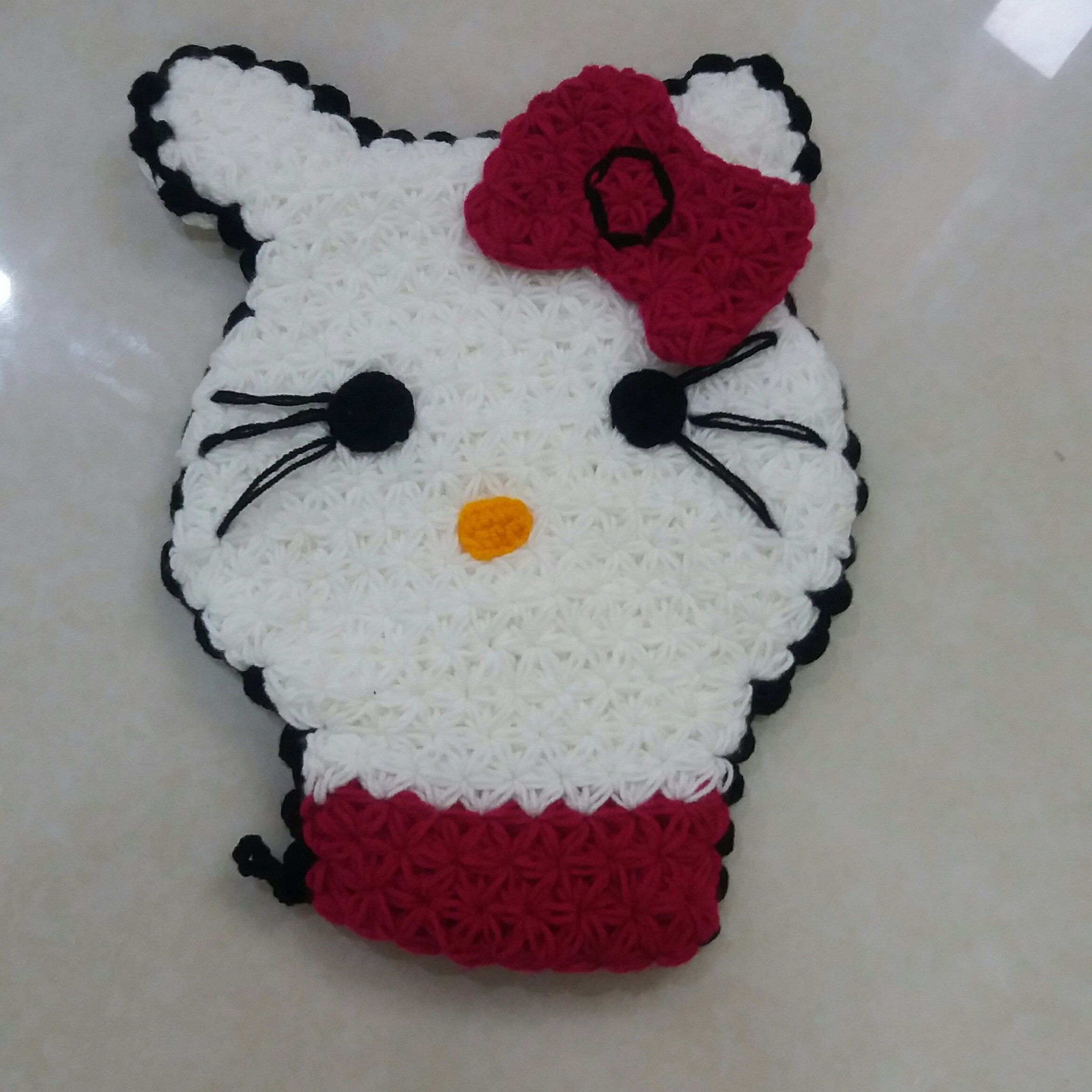 لیف عروسکی گربه با بافت ترکی