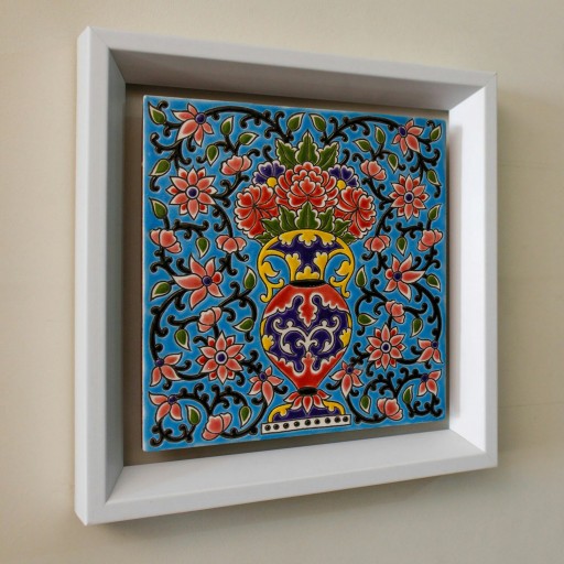 دیوارکوب کاشی هفت رنگی (27×27سانتیمتر)