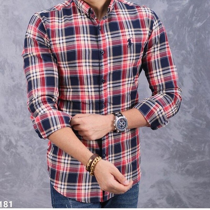 پیراهن مردانه دارای سایز m تا 4x .جنس نخپنبه