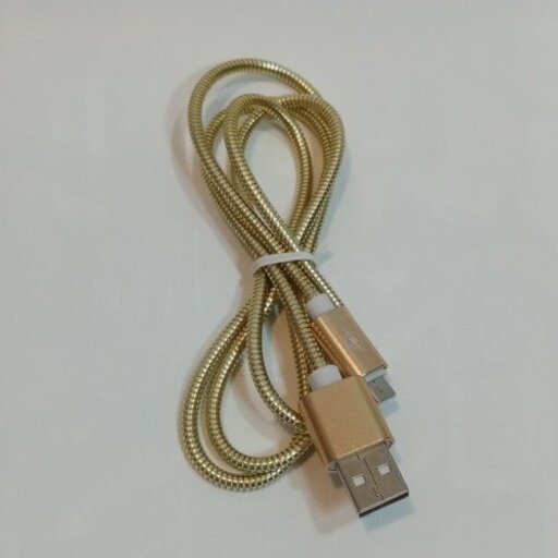 کابل شارژر روکش فلزی موبایل درجه یک    کابل شارژ تایپ سی