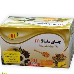 دمنوش ماسالا 111 تی بگ 20 عددی