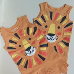لباس تابستانی بچگانه رامپر نخی نوزادی سایز3_6ماه