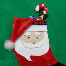 جوراب آویز بابانوئل کریسمس یلدا(کیسه آجیل و هدایا)